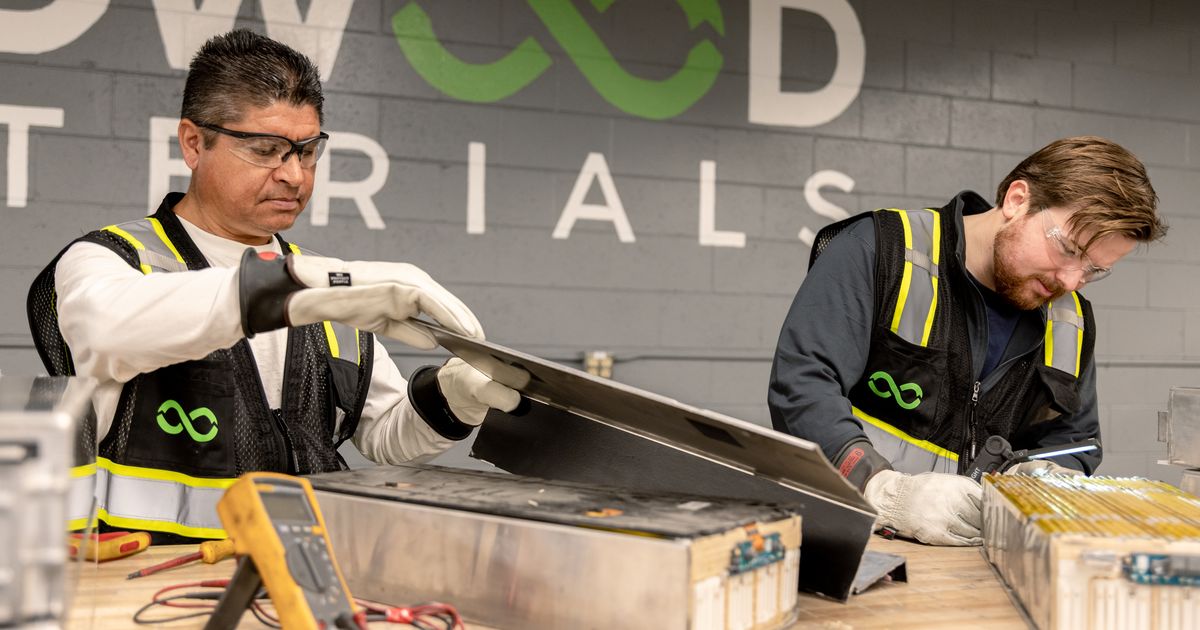 Redwood Materials发布电池回收与材料再生项目